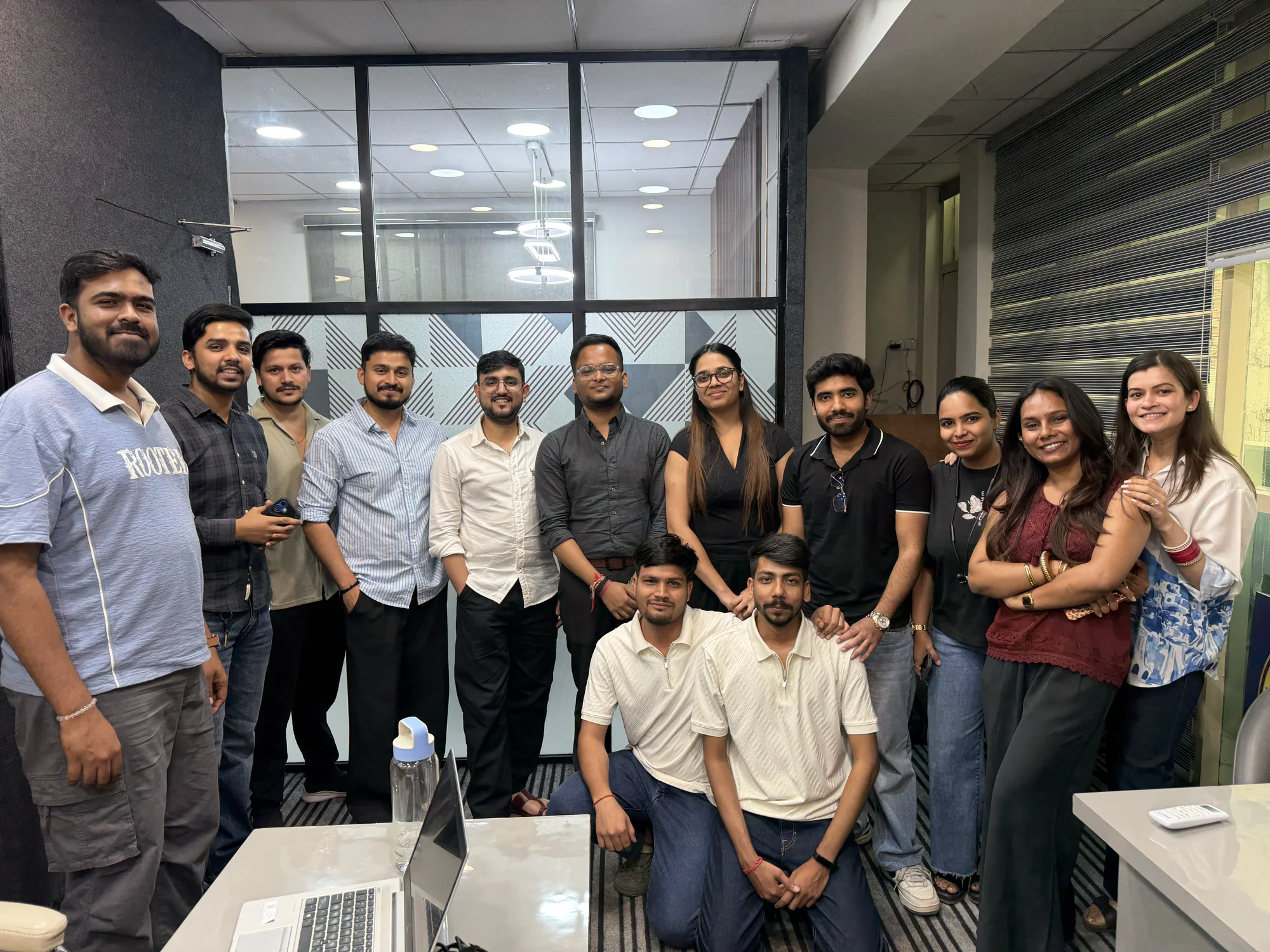The Pehchaan and Quantel team at the New Delhi office